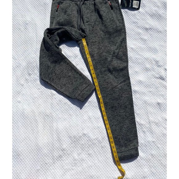 NWT Logan & Martin Jogger Pants Mens Medium Gray zip closure Pockets Drawstring - Picture 10 of 10